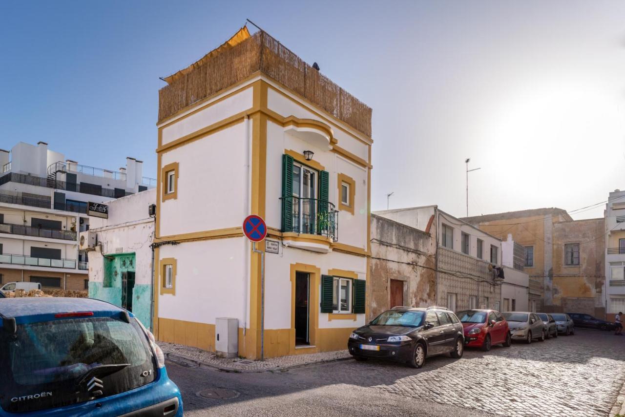 Arty Vintage Townhouse With Rooftop Shower & Sun Loungers Olhão Buitenkant foto