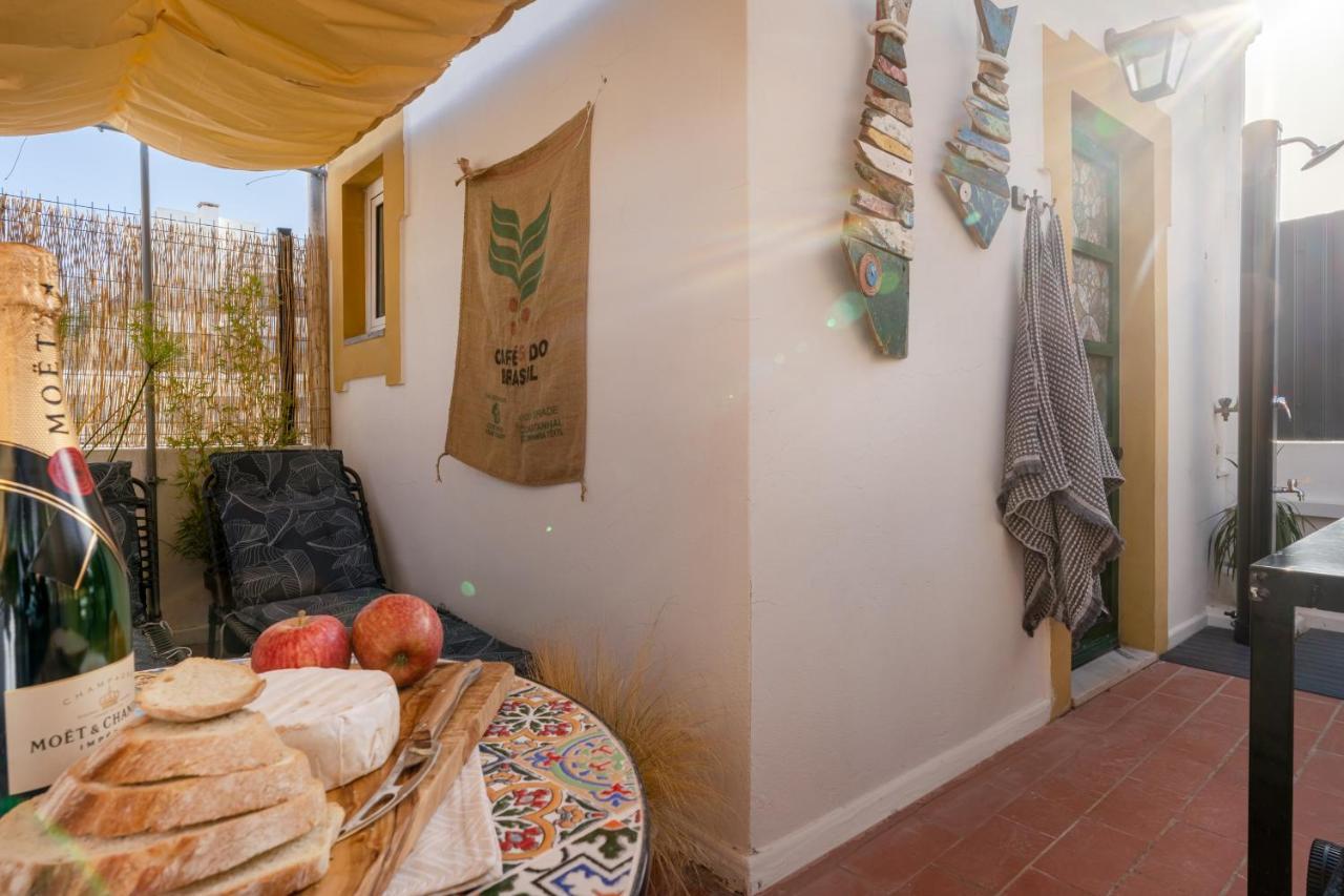 Arty Vintage Townhouse With Rooftop Shower & Sun Loungers Olhão Buitenkant foto
