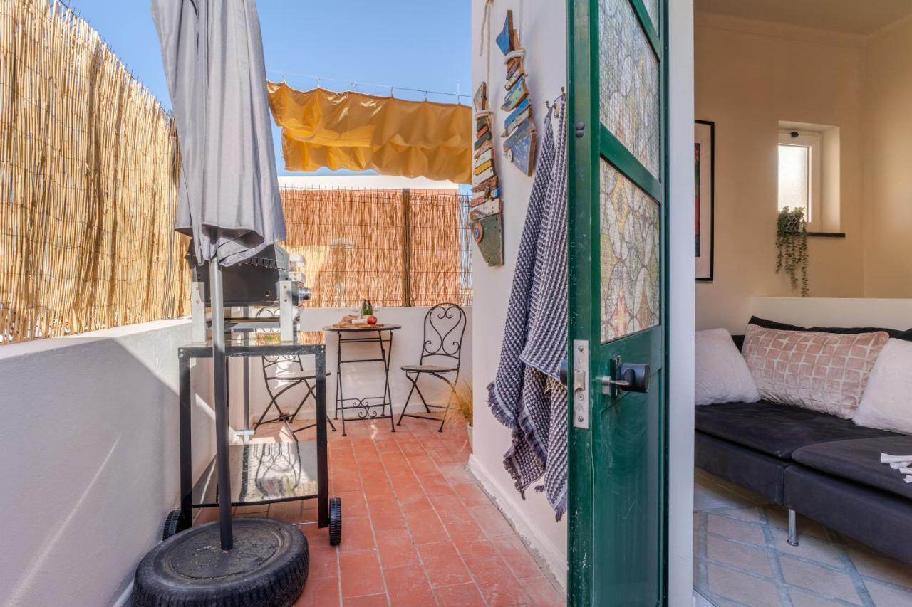 Arty Vintage Townhouse With Rooftop Shower & Sun Loungers Olhão Buitenkant foto